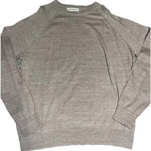 Mutual Weave Men’s Sweater Size XL Tan   C-2